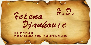 Helena Đanković vizit kartica